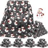 Christmas Snowman Flannel Throw Blankets Xmas Snowflake Winter Grey Cozy Fleece Blanket for Winter Bedding Couch Chair and Homeless Gift. - 2 of 4