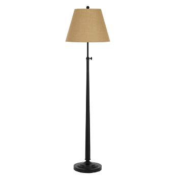 56" x 65" 3-way Adjustable Height Madison Floor Lamp Dark Bronze - Cal Lighting