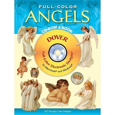  Full-Color Angels CD-ROM and Book - (Dover Pictorial Archives) (Mixed media product) 