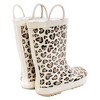 Hudson Baby Infant Girl Rain Boots, Heart Leopard - 3 of 4