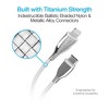 Naztech TITANIUM USB-C to MFi Lightning Braided Fast Charge Cable - 4 of 4