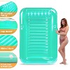 Sloosh Inflatable Tanning Pool Lounger Float Sun Tanning with Pillow, Suntan Tub Float Raft Tanning Pool for Adult - 2 of 4
