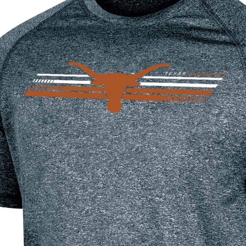 NCAA Texas Longhorns Men&#39;s Gray Poly T-Shirt, 3 of 4