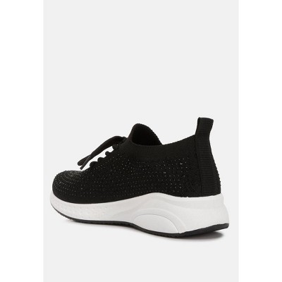 Женские кроссовки London Rag Womens Elizha Stud Embellished Lace Up Sneakers 9 — фото 3