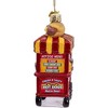 Kurt Adler Noble Gems Glass Ornament for Christmas Tree, Hot Dog Cart - 4 of 4
