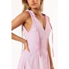 Petal and Pup Womens Lainey Tie Maxi Dress - 3 of 4