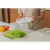 OU Salad Spinner Clear 5.8 qt - Large Vegetable Washer, Lettuce Dryer with Bowl, Lid & Storage Container, BPA Free, Easy Spin & Drain - 3 of 4