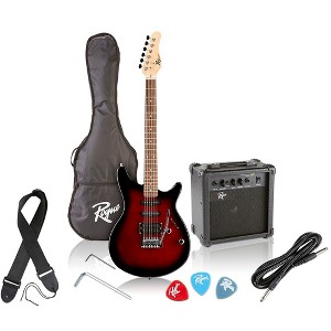 Rogue Rocketeer Electric Guitar Pack Red Burst - 1 of 4