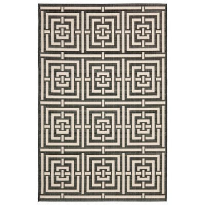 Vernon Rug 9'X12' - Black/Bone - Safavieh