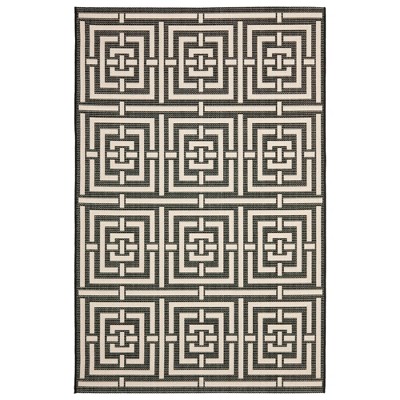 Vernon Rug 9'X12' - Black/Bone - Safavieh