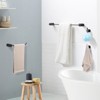 WOWOW 5-Piece Bath Hardware Set Accessory Included Towel Rack&Toilet Paper Holder&Towel Hook - 2 of 4