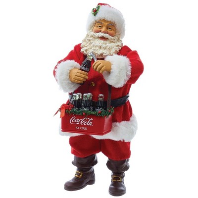 Top Kurt Adler Coca Cola Santa Tablepiece Christmas Decor