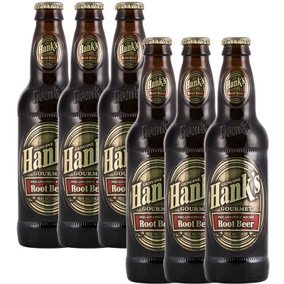 Hank's Genuine Gourmet Root Beer, 12 fl oz Bottles – Premium Craft Soda with Rich, Creamy Flavor – Authentic Philadelphia Recipe, Pack of 6
