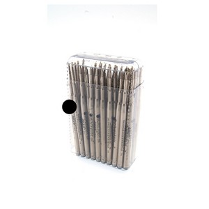 Monteverde Fine Capless Gel Refill For Waterman Ballpoint Pens Black 50/Pack W424BK - 1 of 1