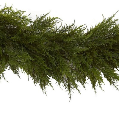 Nearly Natural 60" Green Cedar Artificial Christmas Garland