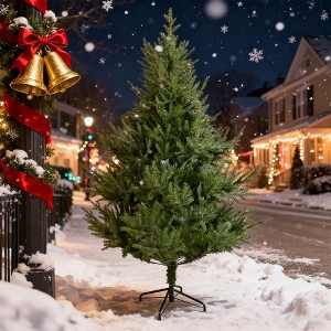 SeaCamel 5FT (60in) Classic Pencil Christmas Tree - 556 Dense Branch Tips, Realistic Design for Halloween & Christmas Decor - 1 of 4