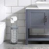 Charcoal Rattan 3-Pack Standalone Toilet Tissue Dispenser - 3 of 4