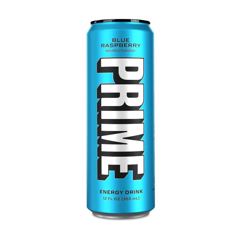 Prime Blue Raspberry Energy Drink - 12 fl oz Can, 1 of 5