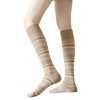 Anna-Kaci Women's 3-Pair Pack Knee-High Warm Socks with Vintage Stripe Design - 2 of 4