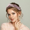 Unique Bargains Women's Fashion Faux Pearl Beaded Knotted Headbands 1 Pc - 2 of 4