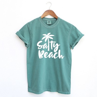 Simply Sage Market Women's Salty Beach Short Sleeve Garment Dyed Tee