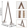Artloge 10.2 FT High Wooden Triangle Wedding Ceremony Arch Backdrop Stand Flower Support Frame Stand for Garden Wedding Party Events Decor - 3 of 4