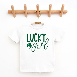 The Juniper Shop Lucky Girl Toddler Short Sleeve Tee - 1 of 2