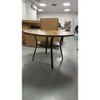 47'' Round Dining Table for 4, Farmhouse Dining Room Table, Round Dinner Table with Storage Shelf for Dining Room, Kitchen, Living Room - 2 of 4