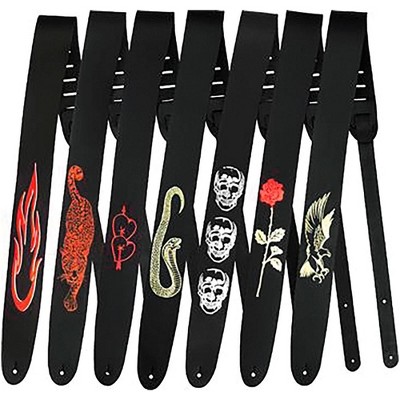 Perri's Leathers Gitarrengurt – Ed Sheeran Design, 2 Zoll Breit, Leder Geprägt