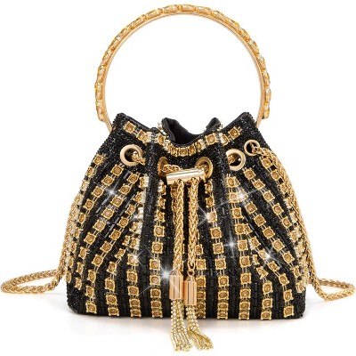 Sparkly Diamond Evening Bag for Women Rhinestone Purse Glitter Handbag for Party Prom Cocktail Wedding