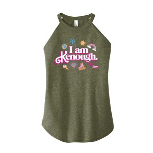 Women's - Barbie - I Am Kenough Icons Graphic High Neck Tank - 1 of 2
