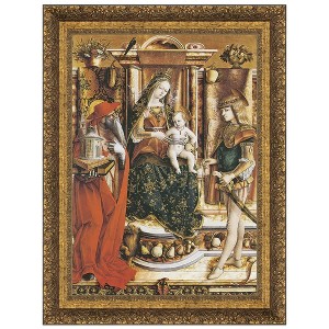 Design Toscano La Madonna della Rondine, 1490: Canvas Replica Painting: Small - 1 of 4
