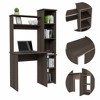 NicBex Home Office Desk 38.7" W Modern Computer Desk with 6 Open Storage Shelves and Wooden Frame for Office, Study, Living Room - 3 of 4