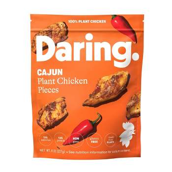 Daring Cajun Plant-Based Frozen Chicken Pieces - 8oz