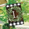 Wreath Monogram L Double-Sided House Flag Everyday 28" x 40" Briarwood Lane - 4 of 4