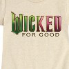 Girls' - Wicked - For Good Logo -Youth Girls Short Sleeve T-Shirt Fitted Short Sleeve Graphic T-Shirt - 2 of 4