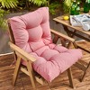 ARTPLAN Outdoor Cushions Seat Back Chair Cushions Wicker Tufted Pillow for Patio Outdoor Furniture - 3 of 4