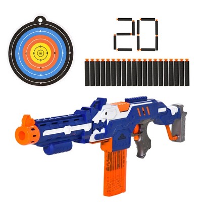 Electronic Submachine Toy Gun for NERF Rival Elite Series Soft Bullet Gun  Darts Blaster Outdoor Fun & Sports Toy Gift for Kids – comprar a preços