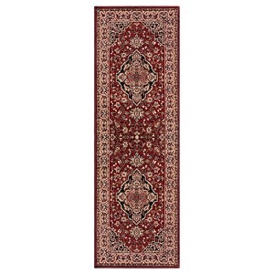 Traditional Vintage Medallion Floral Scroll Indoor Area Rug by Blue Nile Mills - 1 of 4