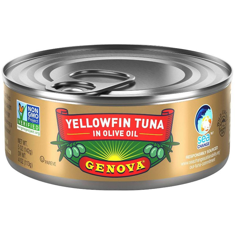 Genova Solid Light Tuna in Olive Oil - 5oz, 1 of 7