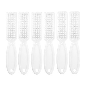 Unique Bargains Plastic Fingernail Cleaner Nail Brush 6 Pcs - 1 of 4