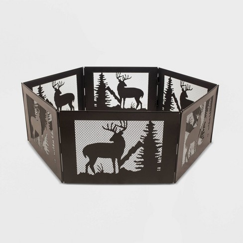 Pleasant Hearth Deer Mountain Folding Fire Ring - image 1 of 4