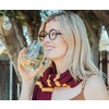 Silver Buffalo Harry Potter Hogwarts Crest Stemless Wine Glass | Holds 20 Ounces - 3 of 4