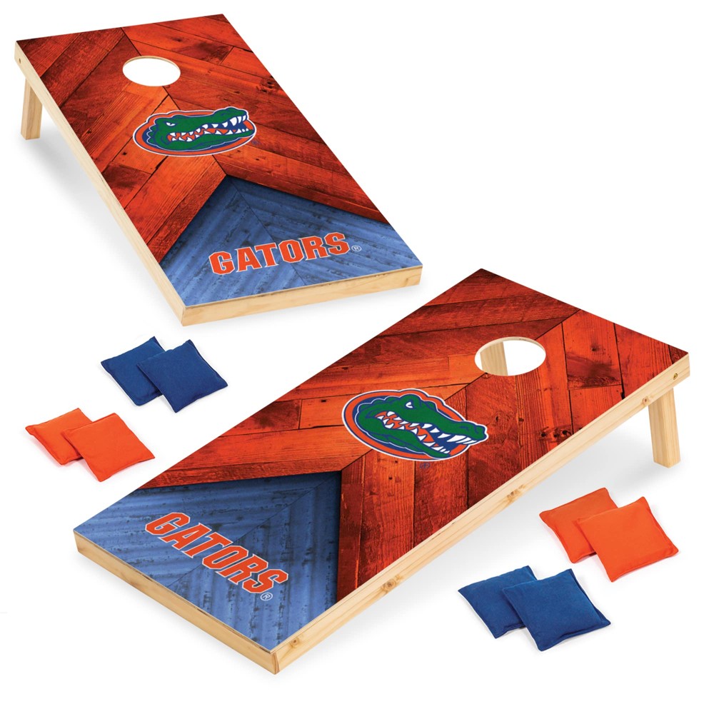 NCAA Florida Gators 2'x4' Wood Cornhole Set