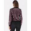 INSPIRE CHIC Women's Sequin Long Sleeve Zipper Up Glitter Bomber Jacket - 4 of 4