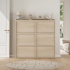 Shoe Cabinet with Drawers, Wooden Shoe Organizer with Adjustable Shelf, Shoe Storage for Entryway, Hidden Shoe Cabinet for Hallway, Living Room - 2 of 4