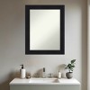 Amanti Art Abbey Black Non-Beveled Framed Bathroom Vanity Wall Mirror - 4 of 4