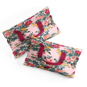 Deny Designs King Burcu Korkmazyurek Summer Botanical Monogram Pillow Shams - 1 of 3