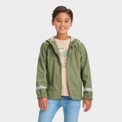 Kids' Windbreaker Jacket - All In Motion™ Olive Green L : Target