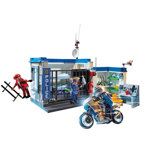  Playmobil Police Station Building Set : Toys & Games